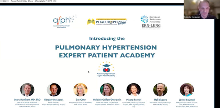 Pulmonary Hypertension Expert Patient Academy