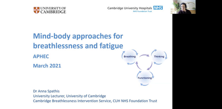 Mind-body approaches for Breathlessness and fatigue