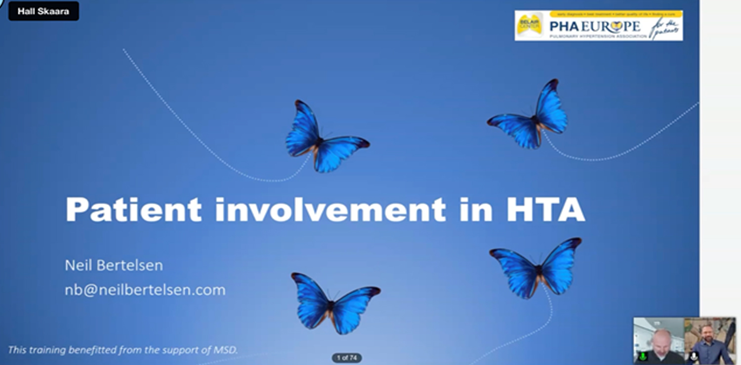 Patient involvement in HTA