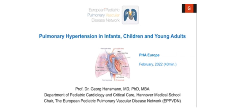 Pulmonary Hypertension in Infants, Children and Young Adults