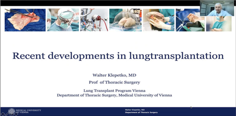 Recent developments in lung transplantation